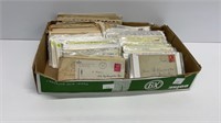 Large lot of vintage postal covers and stamps