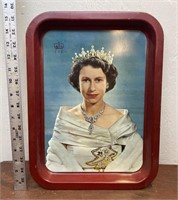 Queen Elizabeth II Coronation souvenir tray