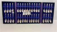 36 presidential spoons of the first 36 presidents