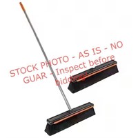 HDX 18in.push broom with squeegee