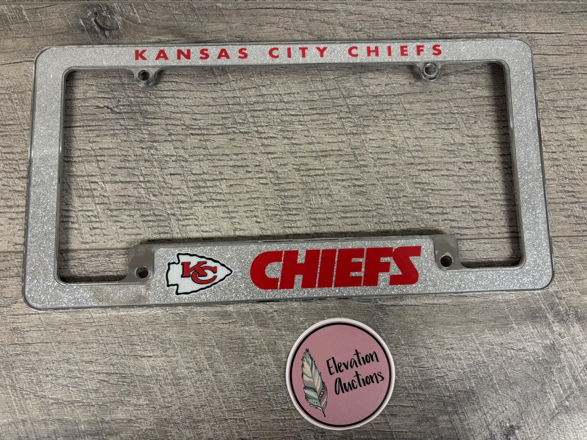 Kansas City Chiefs license plate frame