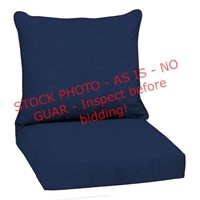 Arden 22x24in 2-pc Chair Cushion, Blue Leala