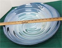 Large swirl glass bowl