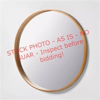 Hearth & Hand 30in Round Framed Wall Mirror