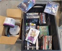 Crate & box DVDs, VHS, etc