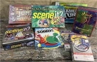 Box of games out of storage - musty