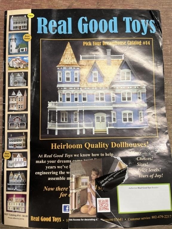 Dollhouse kit. Opened. in a box, you inspect to
