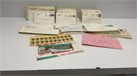 Over 100 envelopes with vintage stamps