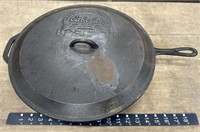 Huge cast-iron 16”-(?) Lodge pan with Cabela’s