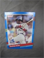 1990 Leaf Inc Sammy Sosa Baseball Card