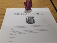 Jack's 3-D Printing Co Chinese Cat 2" high