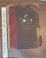 1893 horse and stock book veterinarian - The