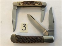 2 Pocket Knives 1 Winchester USA Mini Trapper 1