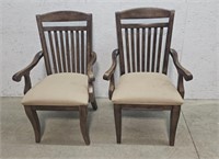 2 captains dining chairs