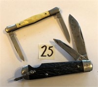 2 Vintage Imperial Pocket Knives