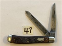 Vintage Schrade Waden USA 293 Trapper