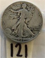1942 Walking Liberty Silver Quarter