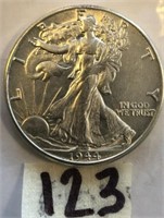 1944 Walking Liberty Silver Quarter