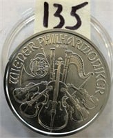 2017 50 Euro 1 Ounce Fine Silver Wiener