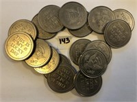 17 "This is My Lucky Day" Coins