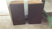 Omega Wooden Vintage Speakers size 6.75x7.5x11