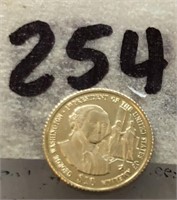 2000 Liberia George Washington $10 Gold Coin .585