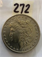 1895 (small o) Morgan Silver Dollar