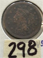 1853 Large One Cent