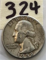 1958 Washington Silver Quarter