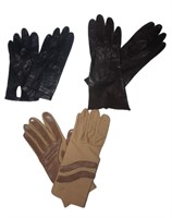 lot of ladies leather gloves petite