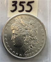 1880S Morgan Silver Dollar UNC
