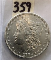 1882S Morgan Silver Dollar UNC