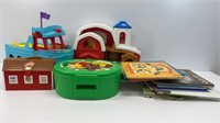 Kids lot- fisher price toy barn (makes noises),