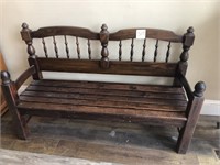 Wood bench, 60"