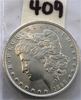1888 Morgan Silver Dollar BU
