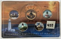 $5 Colorized Quarters Legendary Lighthouses of