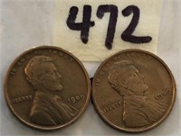 2-1909 Wheat Cents