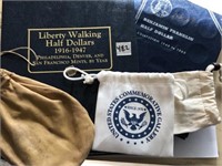 1916-1947 Walking Liberty Half Dollar Album & 1948