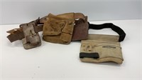 (3) waist tool bags- one is craftsman