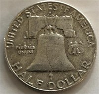 1963D Franklin Silver Half Dollar