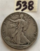 1945D Walking Liberty Silver Half Dollar