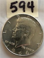 1964 Washington Silver Quarter BU