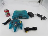 Console Nintendo 64 '' Ice Blue '' avec
