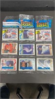 Baseball Cards: (3) 1990 Fleer Baseball Unopened