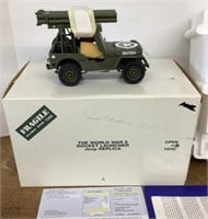 The Danbury Mint WWII Rocket Launcher jeep