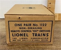 Pair of Lionel No.1122 switches