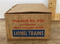 Pair of Lionel No.1122 switches