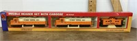 HO scale Double Header Set with Caboose
