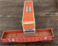 Lionel red gondola car 6462