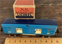 Metal Lionel O-gauge baggage car 615